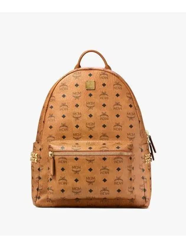 Visetos Stark Side Studs Backpack Brown - MCM - BALAAN 2