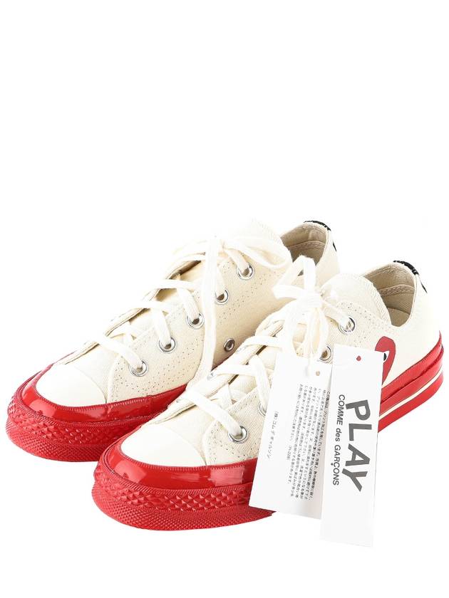 Unisex Play Sneakers P1K123 WHITE - COMME DES GARCONS PLAY - BALAAN 1