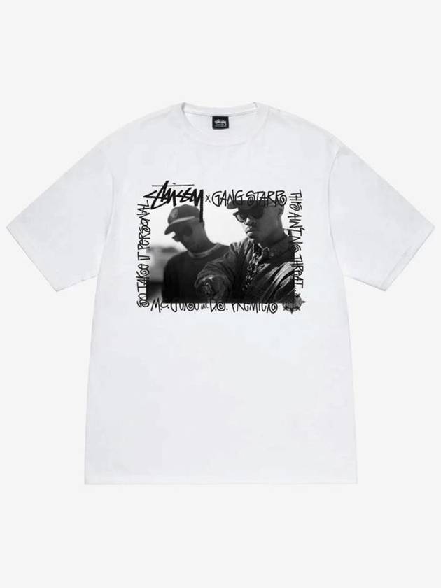 gang star t shirt white men - STUSSY - BALAAN 1