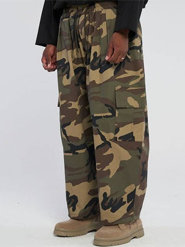 Balloon wide camouflage pants - TENER - BALAAN 1