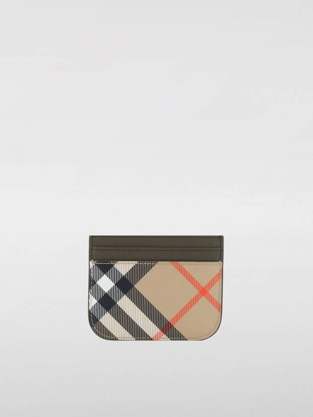 Check Card Wallet Beige - BURBERRY - BALAAN 3