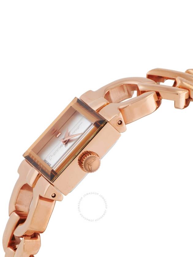 Double Gancini Groumette Quartz Watch Rose Gold - SALVATORE FERRAGAMO - BALAAN 3