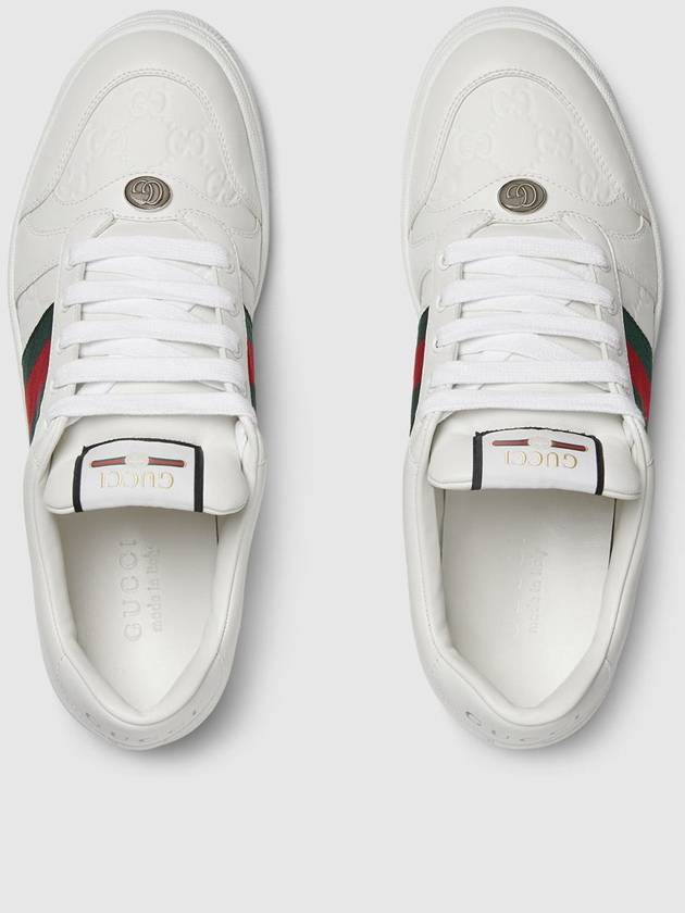 Screener Low Top Sneakers White - GUCCI - BALAAN 3