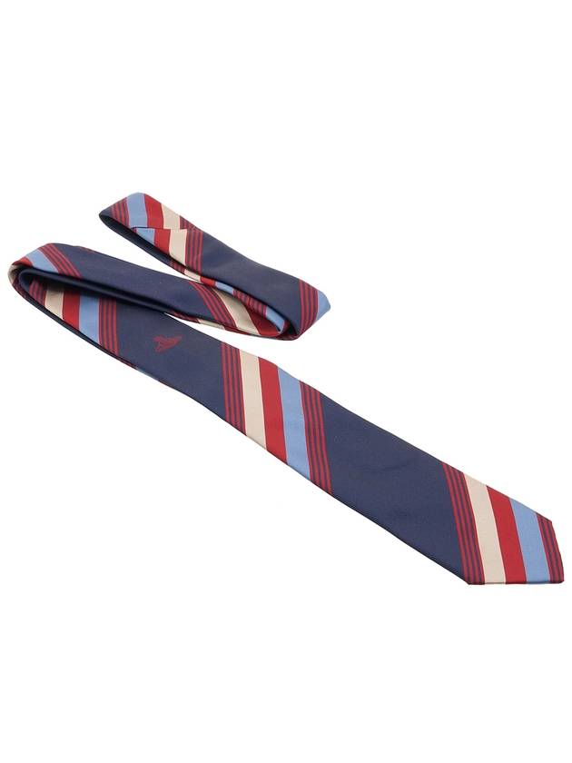 Classic Striped Silk Tie - VIVIENNE WESTWOOD - BALAAN 4