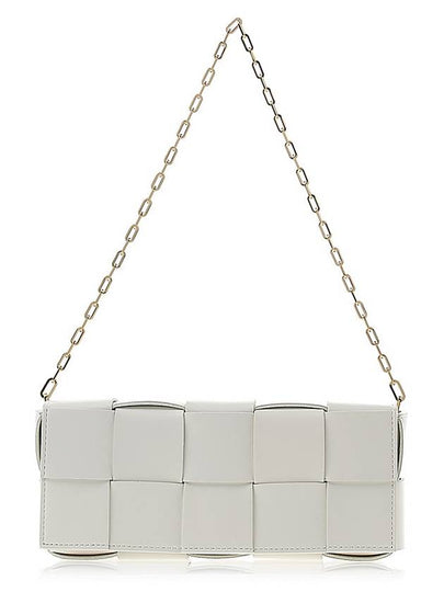 Cassette Bag Pouch On Chain Shoulder Bag White - BOTTEGA VENETA - BALAAN 2