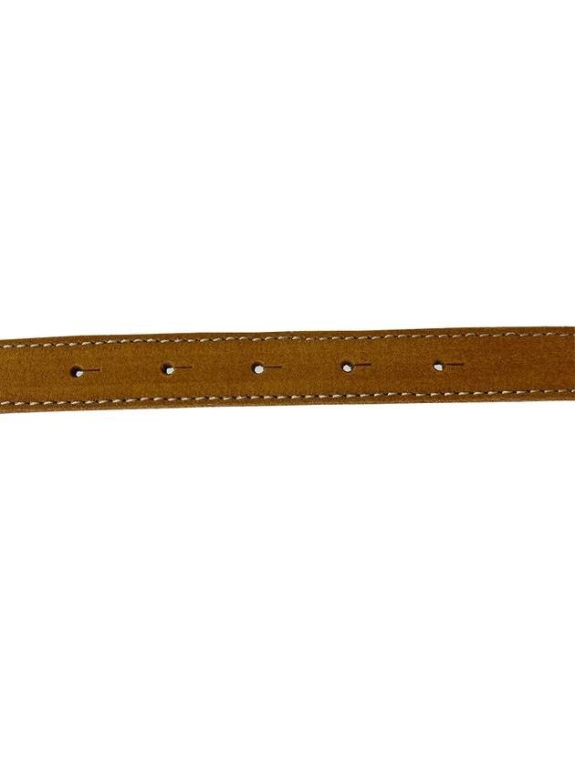 Crack Skinny Leather Belt Brown - DSQUARED2 - BALAAN 6