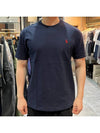 Men's Embroidery Logo Pony Classic Fit Short Sleeve T-Shirt Navy - POLO RALPH LAUREN - BALAAN 3