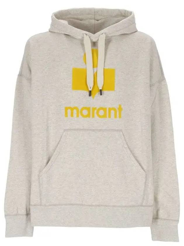 Miley Logo Print Hoodie Ivory - ISABEL MARANT - BALAAN 2