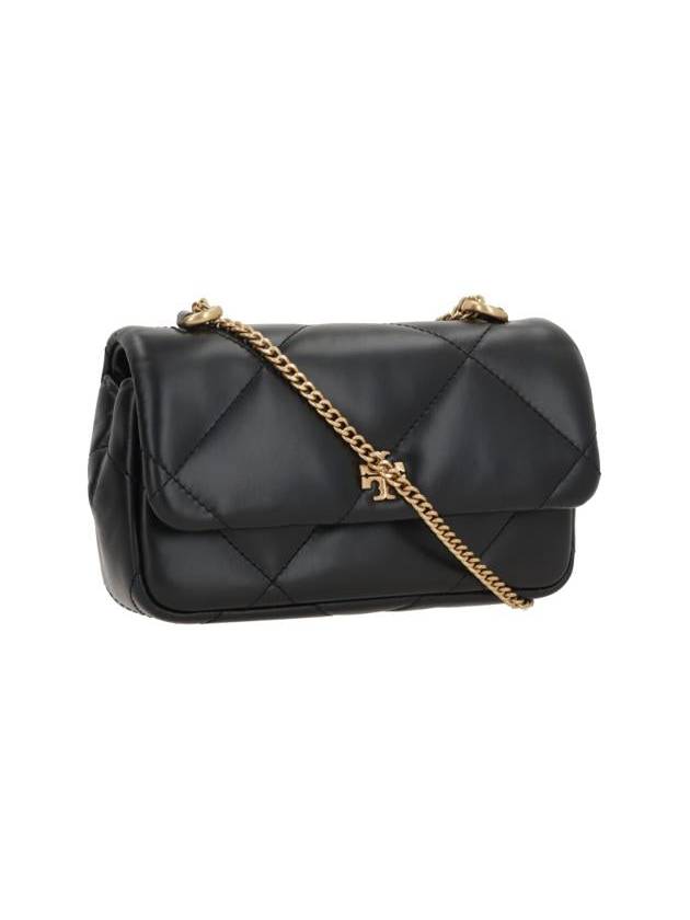 Kira Diamond Quilted Flap Cross Bag Black - TORY BURCH - BALAAN 3