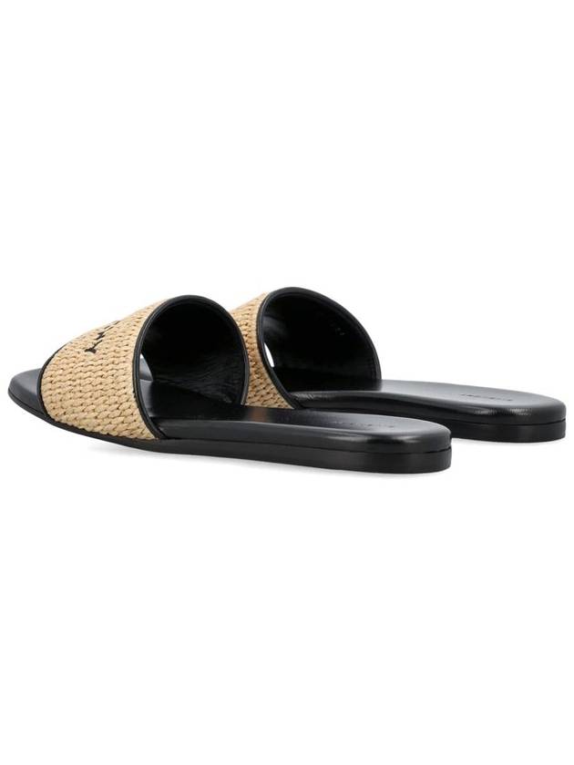 Givenchy 4G Flat Raffia Shoes - GIVENCHY - BALAAN 4