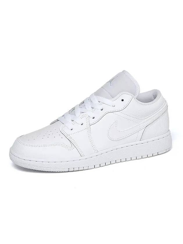 Air Jordan 1 Low Triple Low Top Sneakers White - NIKE - BALAAN 5