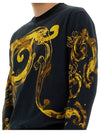 76GAI3RW FS141 G89 Watercolor Couture Sweatshirt - VERSACE - BALAAN 3