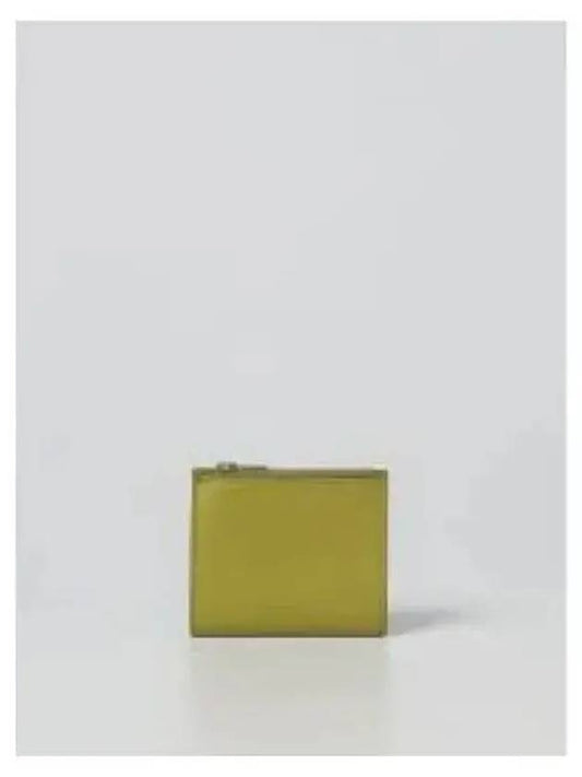 Logo Zip-Up Round Bi-Fold Half Wallet Yellow - MAISON MARGIELA - BALAAN 2