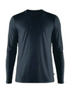 Men s Abisko Wool Long Sleeve T Shirt Dark Navy 87194555 LS M - FJALL RAVEN - BALAAN 2