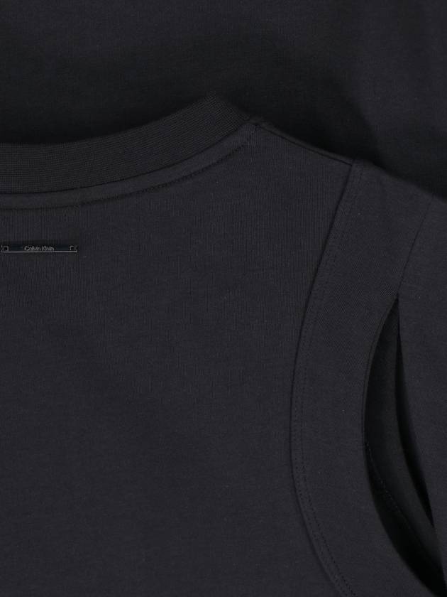 24FW short sleeve t-shirt K20K207192 BEH black - CALVIN KLEIN - BALAAN 4