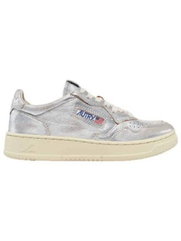 medalist sneakers in metallic silver - AUTRY - BALAAN 1