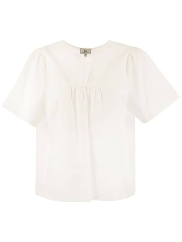 Cotton poplin blouse - WOOLRICH - BALAAN 1