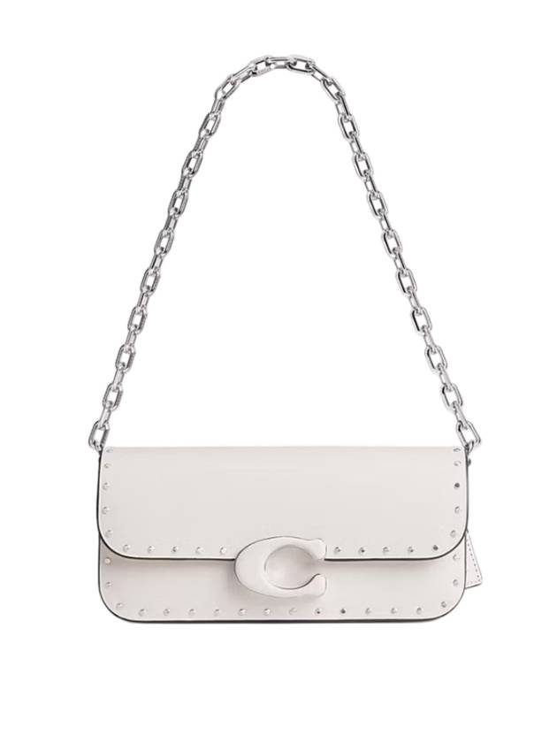 Idol 23 Rivets Shoulder Bag White - COACH - BALAAN 1