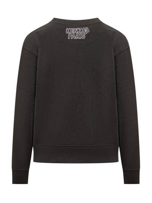 Constellation Embroidered Sweatshirt Black - KENZO - BALAAN 3