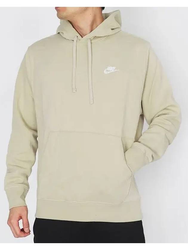 Club Fleece Pullover Hoodie Limestone - NIKE - BALAAN 2