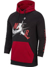 01CK2853010JordanJumpman Classic Hooded TshirtBlack Red - NIKE - BALAAN 7