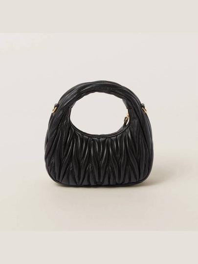 Wander Materasse Nappa Leather Hobo Mini Bag 5BP078 AN88 F0002 - MIU MIU - BALAAN 2