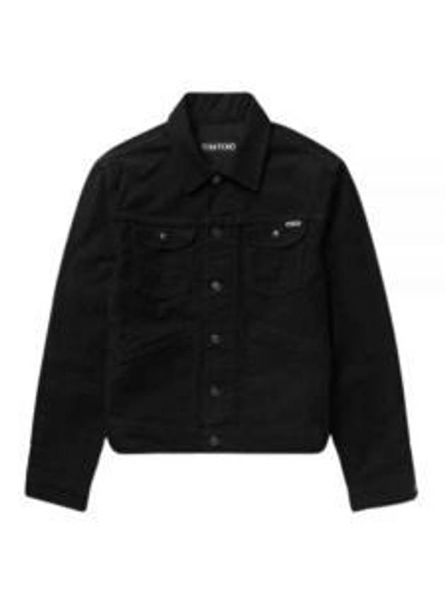 Trucker Jacket Black - TOM FORD - BALAAN 2