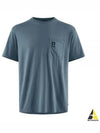 Luna Pocket SS Tee Man Whistle Blue 20685M21 667 - KLATTERMUSEN - BALAAN 2