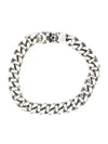 brass charm chain link bracelet silver - ALEXANDER MCQUEEN - BALAAN 1