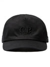 11Th Anniversary Embroidered Logo Ball Cap Black - CP COMPANY - BALAAN 1