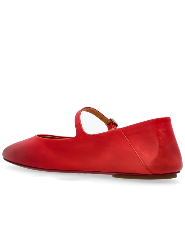 Marsell Leather Ballerinas Strascico, Women's, Red - MARSELL - BALAAN 5