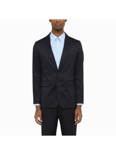 SS23 Single breasted navy cotton jacket 8065553144518 MBURBE B3590 - BURBERRY - BALAAN 1