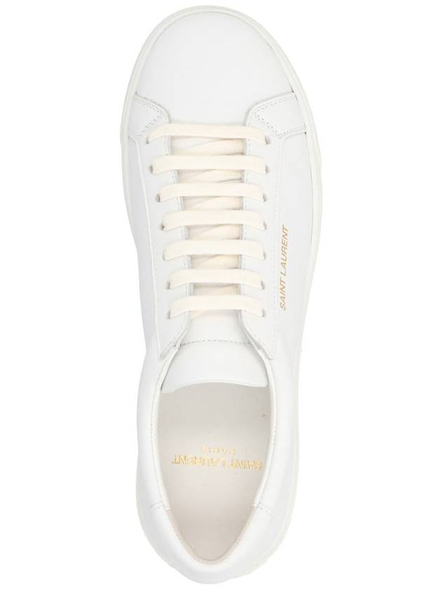 Women's Andy Low Top Sneakers White - SAINT LAURENT - BALAAN 4