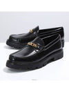 Triomphe Magaret Chain Chunky Leather Loafers Black - CELINE - BALAAN 2