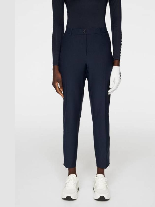 Pia Mid Waist Straight Pants Navy - J.LINDEBERG - BALAAN 3