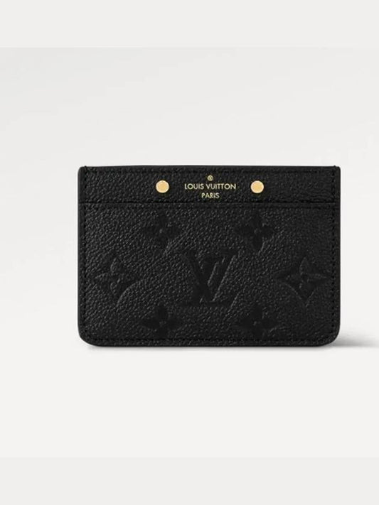 Monogram Empreinte Card Wallet Black - LOUIS VUITTON - BALAAN 2