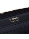 Quilted Leather Lola Ziparound Wallet Black Light Gold - BURBERRY - BALAAN 6