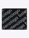 reflected logo bifold wallet black - BALENCIAGA - BALAAN 2