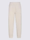 Side Logo Cotton JoGGer Track Pants White - GANNI - BALAAN 2