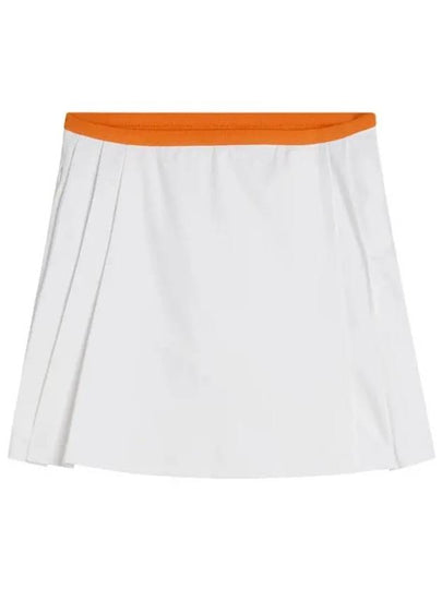 Women's Sierra Pleated Skirt White - J.LINDEBERG - BALAAN 2