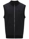 MEN WOOVEN MIXED KNIT VESTBK - ANEWGOLF - BALAAN 1