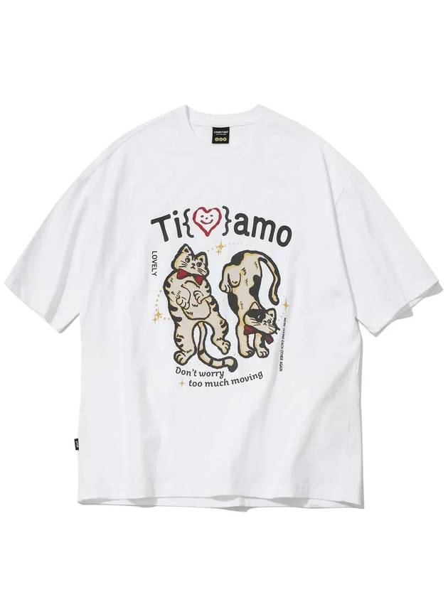 Tiamo Lovely Short Sleeve T-Shirt White - CPGN STUDIO - BALAAN 3