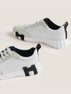 Bouncing Low Top Sneakers Blanc Noir - HERMES - BALAAN 6