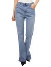 Denim Straight Pants Light Blue - DIESEL - BALAAN 7