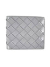 Intrecciato leather wallet gray - BOTTEGA VENETA - BALAAN 1