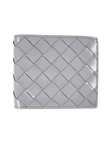 Intrecciato Half Wallet Grey - BOTTEGA VENETA - BALAAN 1