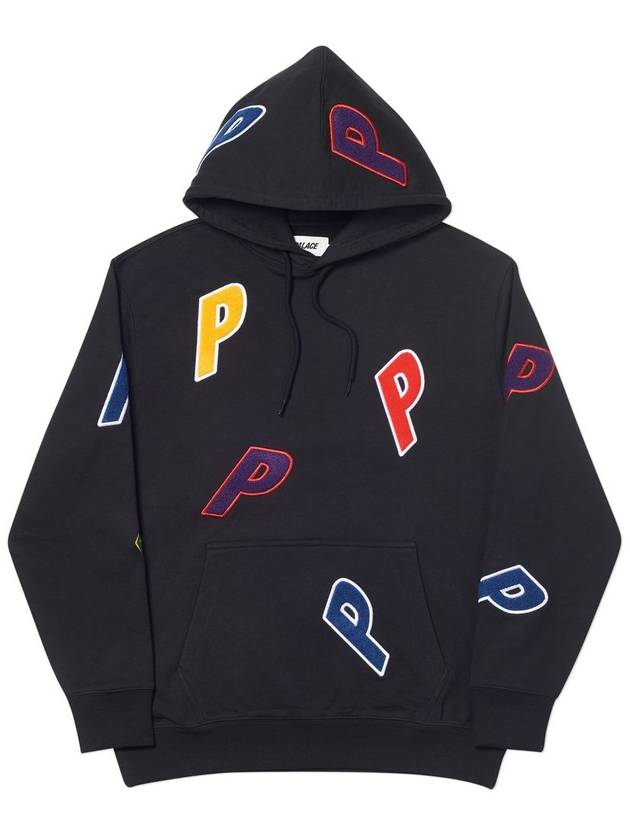 Multiple P Hood Black - PALACE - BALAAN 1