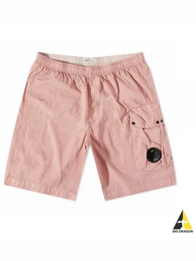 Lens Wappen Nylon Swim Shorts Pink - CP COMPANY - BALAAN 2