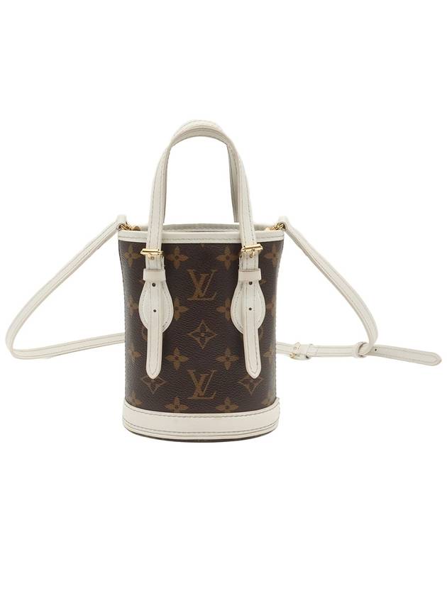 Monogram Canvas Nano Bucket Gold Top Handle 2WAY M81489 - LOUIS VUITTON - BALAAN 1