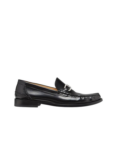 Leather Loafers Black - FENDI - BALAAN 2